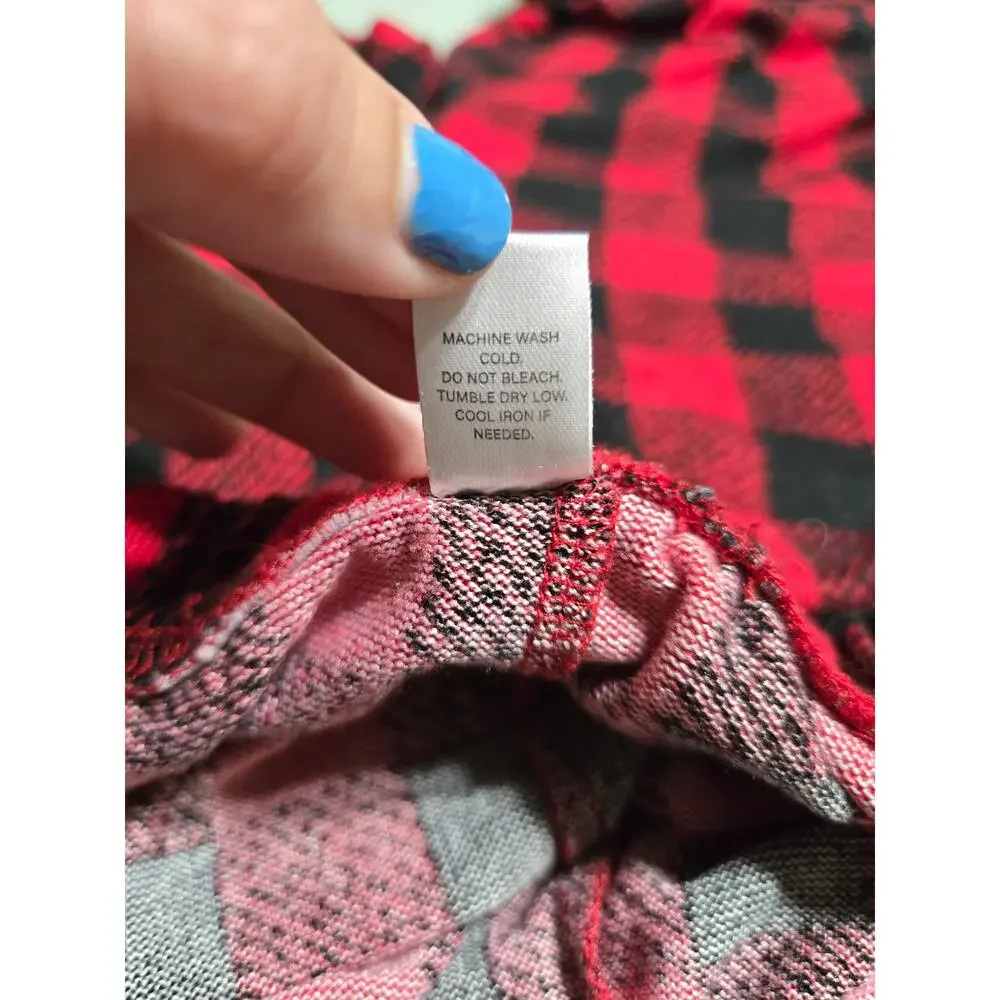 Unknown brand large women's red and black pajama pants